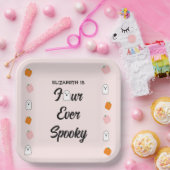 Assiettes En Carton 4e anniversaire éffrayant (Fête)