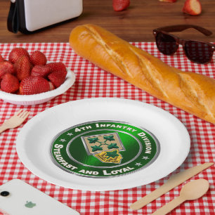 Assiettes En Carton 4e division d'infanterie