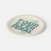 Assiettes En Carton 4ever Feral plates (Angle)