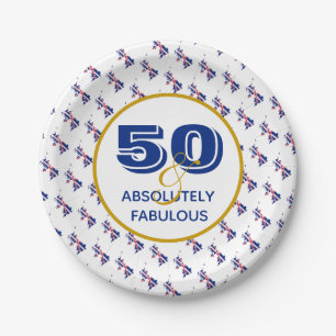 Assiettes En Carton 50 & Absolument Fabuleux GRANDE-BRETAGNE Célébrati