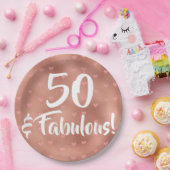 Assiettes En Carton 50 et Fabuleux anniversaire (Fête)
