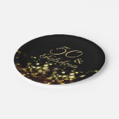 Assiettes En Carton 50 et Fabuleux anniversaire (Angle)