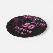 Assiettes En Carton 50 et fabuleux ballons à huile rose et lampes à co (Angle)