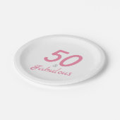 Assiettes En Carton 50 et fabuleux Plaques papier d'anniversaire (Angle)