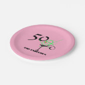 Assiettes En Carton 50 et Fabulous anniversaire cosmo martini fête (Angle)