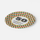 Assiettes En Carton 50 & Fabuleuse Fête du GHANA (Angle)