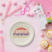 Assiettes En Carton 50e anniversaire 1973 Âgé à la perfection (Fête)