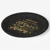 Assiettes En Carton 50e anniversaire - 50 ans en préparation (Angle)