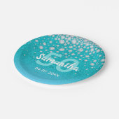 Assiettes En Carton 50e anniversaire diamants parties scintillant sur  (Angle)