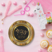 Assiettes En Carton 50e anniversaire d'or (Fête)