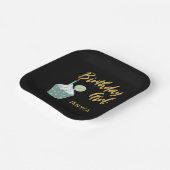 Assiettes En Carton 50e anniversaire fille Cupcake plaque en papier (Angulaire)