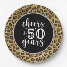 50e Anniversaire Leopard Thème noir et or