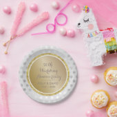 Assiettes En Carton 50e anniversaire Mariage Or moderne et argent (Fête)