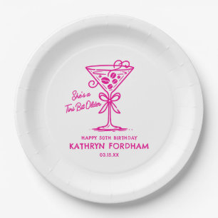 Assiettes En Carton 50e Anniversaire Plate de papier personnalisée Esp