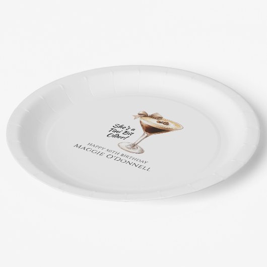 Assiettes En Carton 50e Anniversaire Plate de papier personnalisée Esp (Angle)