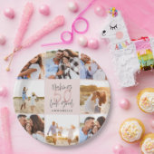 Assiettes En Carton 50e anniversaire rose girly parties scintillant ph (Fête)