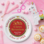 Assiettes En Carton 50e Classe Idées de Réunion, Plaques, Changer de C (Fête)
