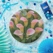 Assiettes En Carton 55e anniversaire du Mariage Pink Calla Lily (Fête)