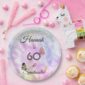 Assiettes En Carton 60 et des papillons à la gloire Spectaculaire Anni (Fête)