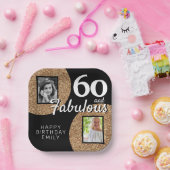 Assiettes En Carton 60 et Fabulous Gold Parties scintillant 2 Photo 60 (Fête)