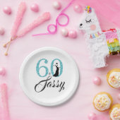 Assiettes En Carton 60 et Sassy Blue Parties scintillant fête d'annive (Fête)