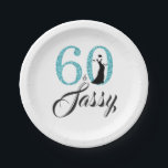 Assiettes En Carton 60 et Sassy Blue Parties scintillant fête d'annive<br><div class="desc">Célébrez 60 ans de style avec ce design moderne de 60 ans. 60 et sassy en bleu et noir. D'autres couleurs et des produits assortis sont disponibles dans notre boutique. La salle de bains privée offre un ensemble douche/baignoire,  des articles de toilette gratuits et un sèche-cheveux.</div>