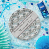 Assiettes En Carton 60e anniversaire du Mariage Diamond (Fête)