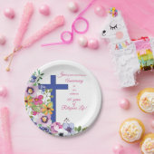 Assiettes En Carton 60e Anniversaire, Nun, Religious Life Cross (Fête)