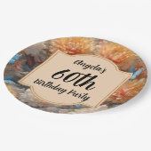 Assiettes En Carton 60e fête d'anniversaire (Angle)