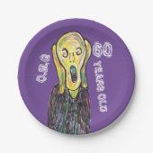 Assiettes En Carton 60e fête d'anniversaire 60 ans (Devant)