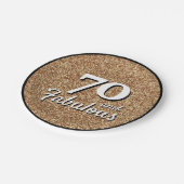 Assiettes En Carton 70 et Fabulous Gold Parties scintillant 70e annive (Angle)