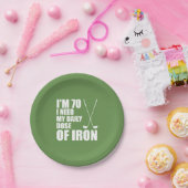 Assiettes En Carton 70 j'ai besoin de ma dose quotidienne de plats de (Fête)