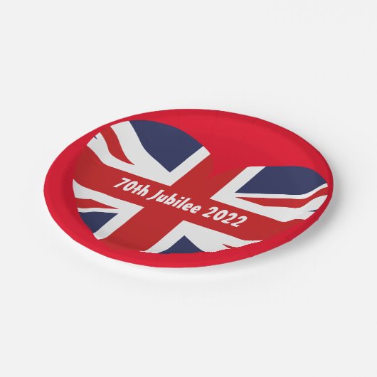 Assiettes En Carton 70e anniversaire 2022 (Angle)