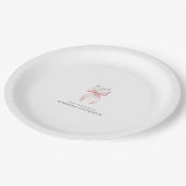 Assiettes En Carton 70e anniversaire de la fête papier Plaques Fleur s (Angle)