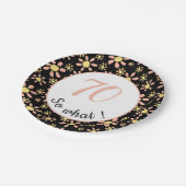 Assiettes En Carton 70e anniversaire Funny 70 alors quelle motivation (Angle)