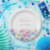 Assiettes En Carton 70th Birthday September Birth Flower (Fête)