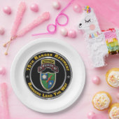 Assiettes En Carton 75e régiment de Rangers  (Fête)