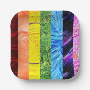 Assiettes En Carton 7 chakras