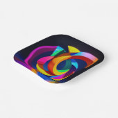 Assiettes En Carton 7" Square Paper Plate (Angulaire)