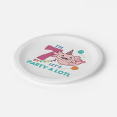 Assiettes En Carton 7e anniversaire Axolotl Sept ans douces Axolotls (Angle)