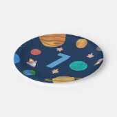 Assiettes En Carton 7e anniversaire Planètes du système solaire (Angle)