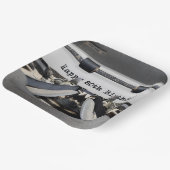 Assiettes En Carton 80e anniversaire Retro Typewriter (Angulaire)