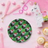 Assiettes En Carton 8 Noël de bal (Fête)