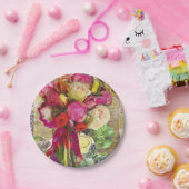 Assiettes En Carton 8 Plaques en papier de dessert ou de salade avec f (Fête)