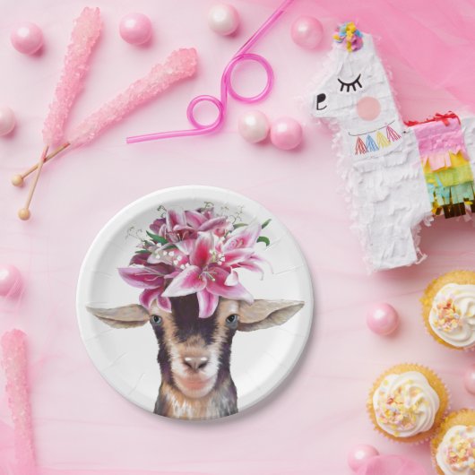 Assiettes En Carton 8 plaques en papier Lilly the Goat (Fête)