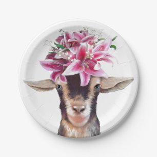 Assiettes En Carton 8 plaques en papier Lilly the Goat