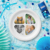 Assiettes En Carton 8x Plaques de fête 4 Modèles photo (Fête)