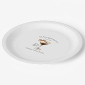 Assiettes En Carton 90e Anniversaire Plate de papier personnalisée Esp (Angle)