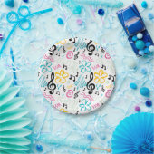 Assiettes En Carton 90s Style Music (Fête)