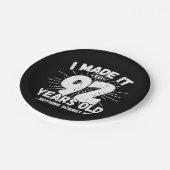 Assiettes En Carton 92 Ans Mème Sarcastique drôle 92ème anniversaire (Angle)